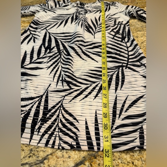Portocruz Leaf Dress Swimsuit Cover-Up Size S - Picture 7 of 8